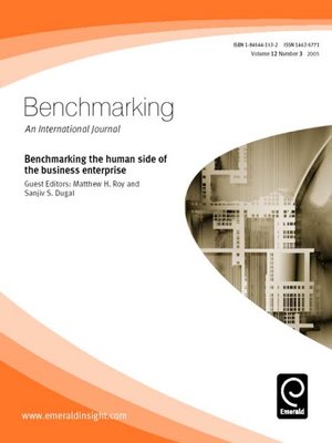 cover image of Benchmarking: An International Journal, Volume 13, Issue 3